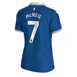 Everton Dwight McNeil #7 Hemmatröja Kvinnor 2023-24 Kortärmad